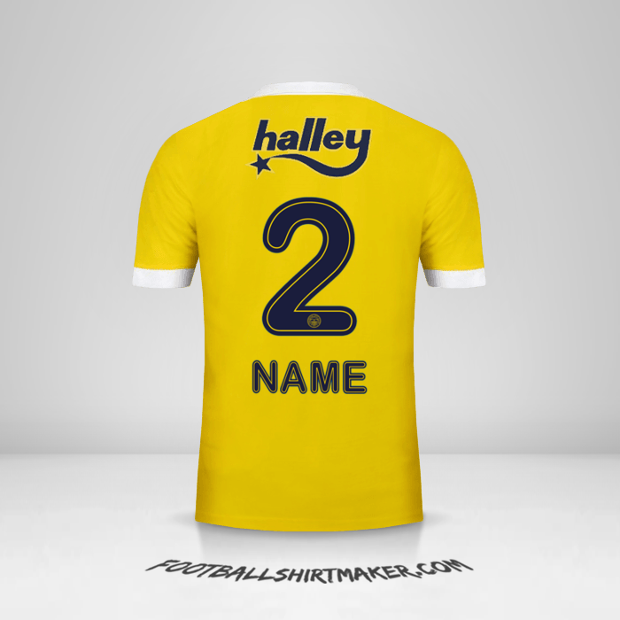 Trikot Fenerbahce SK 2017/18 Auswärts -  name - 2