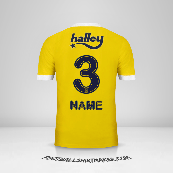 Shirt Fenerbahce SK 2017/18 Away -  name - 3