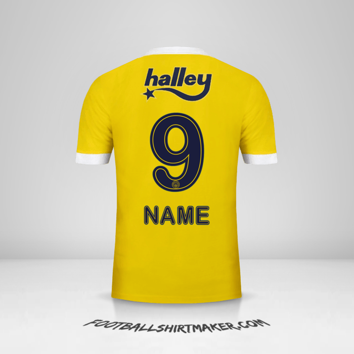 Jersey Fenerbahce SK 2017/18 Away -  name - 9