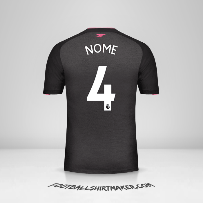 Maglia Arsenal 2017/18 Terza -  nome - 4