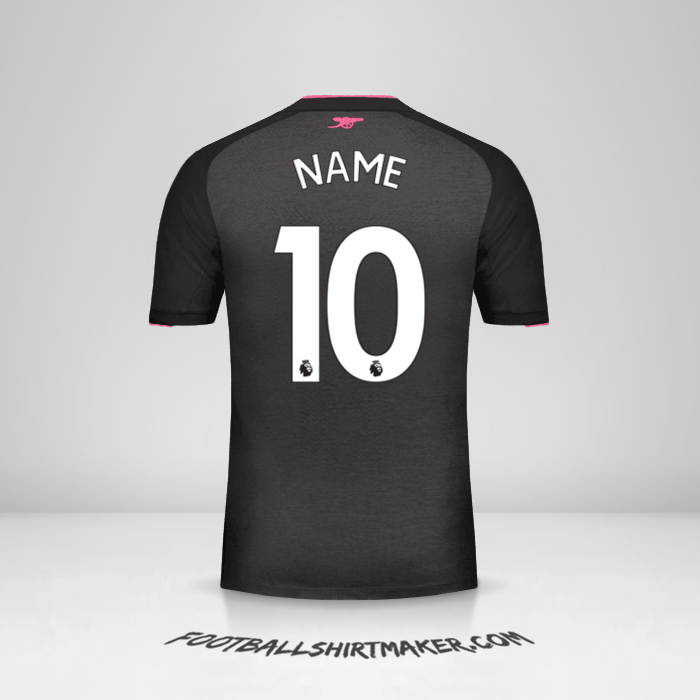 Shirt Arsenal 2017/18 Third -  name - 10