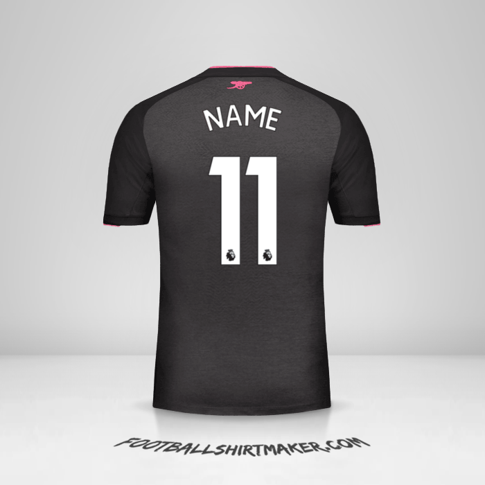 Shirt Arsenal 2017/18 Third -  name - 11