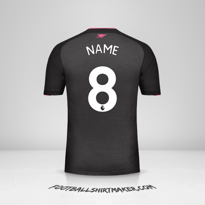Trikot Arsenal 2017/18 Dritte -  name - 8
