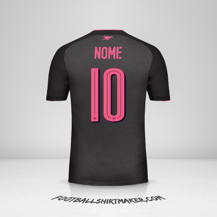 Camisola Arsenal Cup 2017/18 Terceira -  nome - 10