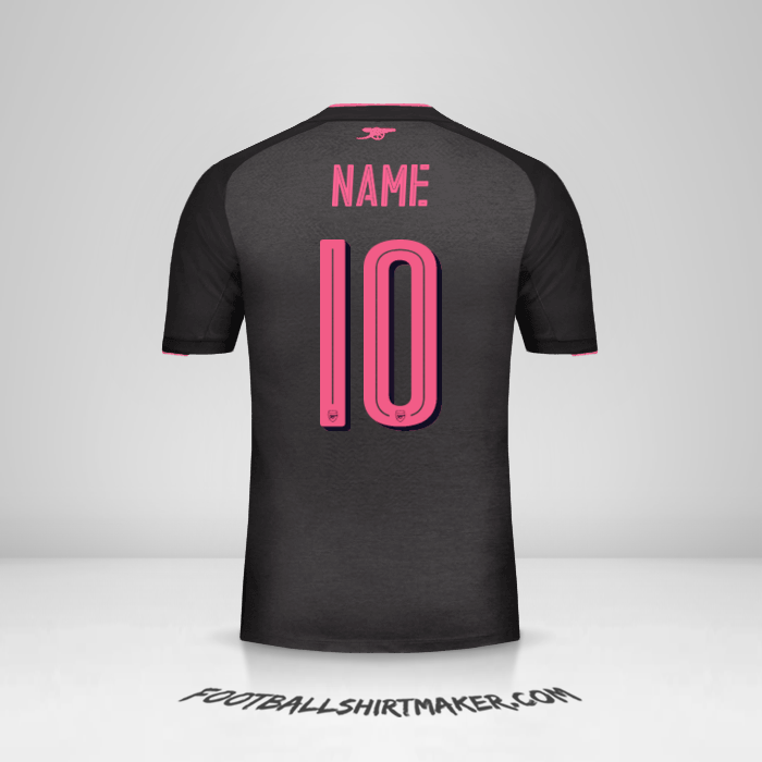 Shirt Arsenal Cup 2017/18 Third -  name - 10
