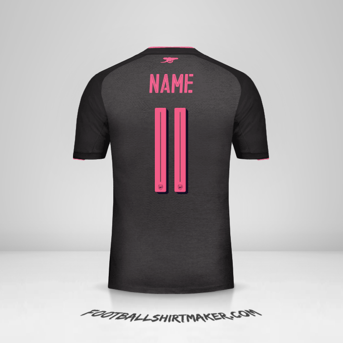 Shirt Arsenal Cup 2017/18 Third -  name - 11
