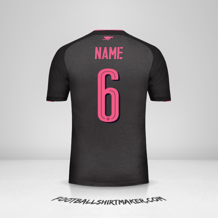 Shirt Arsenal Cup 2017/18 Third -  name - 6