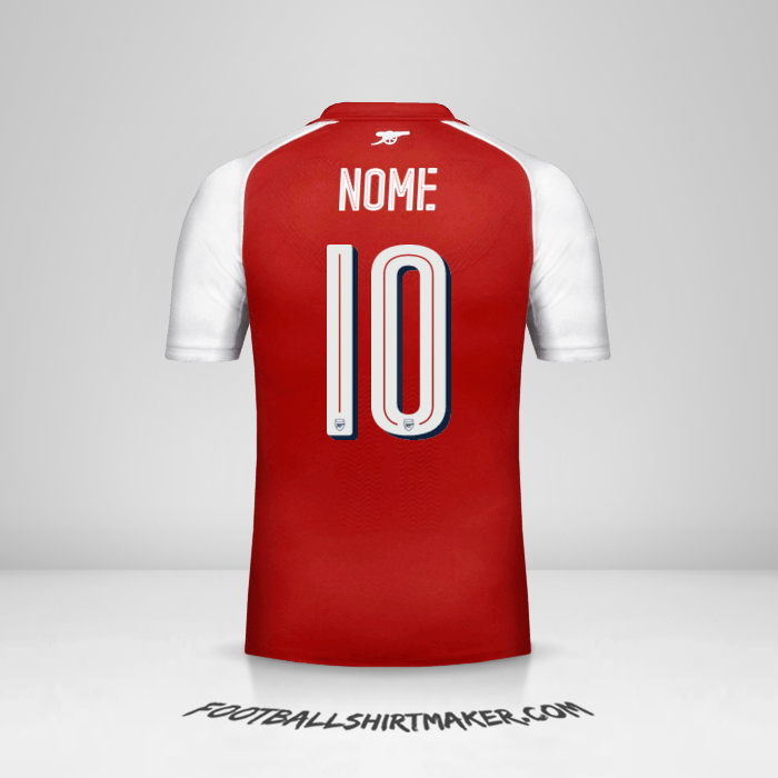 Maglia Arsenal Cup 2017/18 -  nome - 10