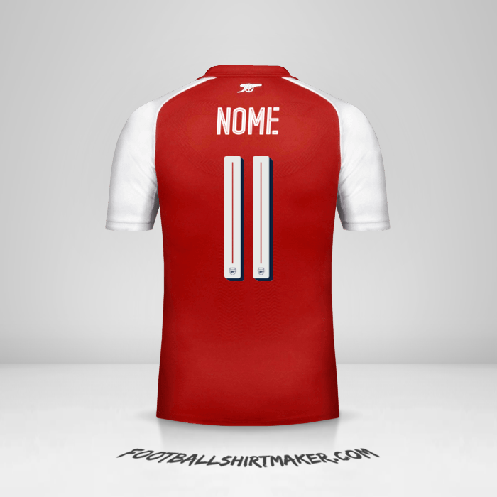 Maglia Arsenal Cup 2017/18 -  nome - 11