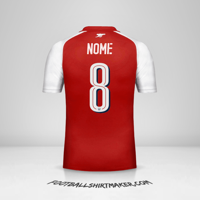 Camisola Arsenal Cup 2017/18 -  nome - 8