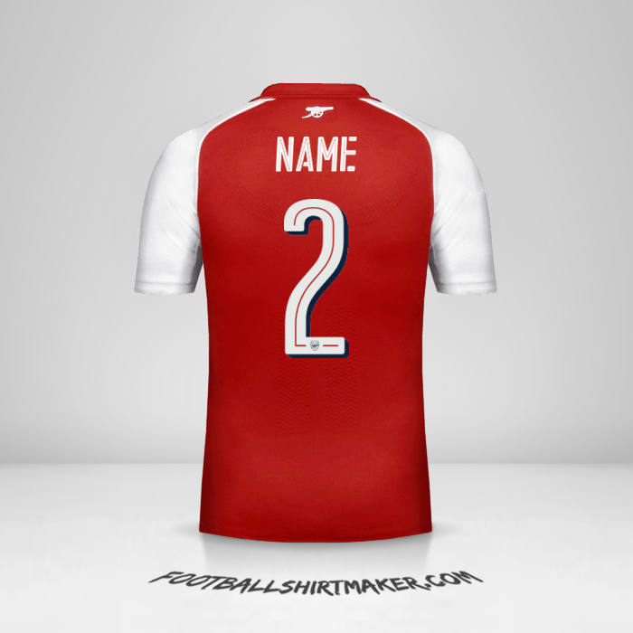 Trikot Arsenal Cup 2017/18 -  name - 2
