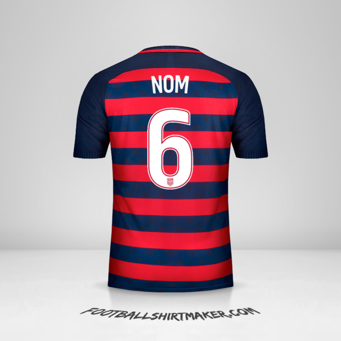 Maillot États-Unis Gold Cup 2017 -  nom - 6