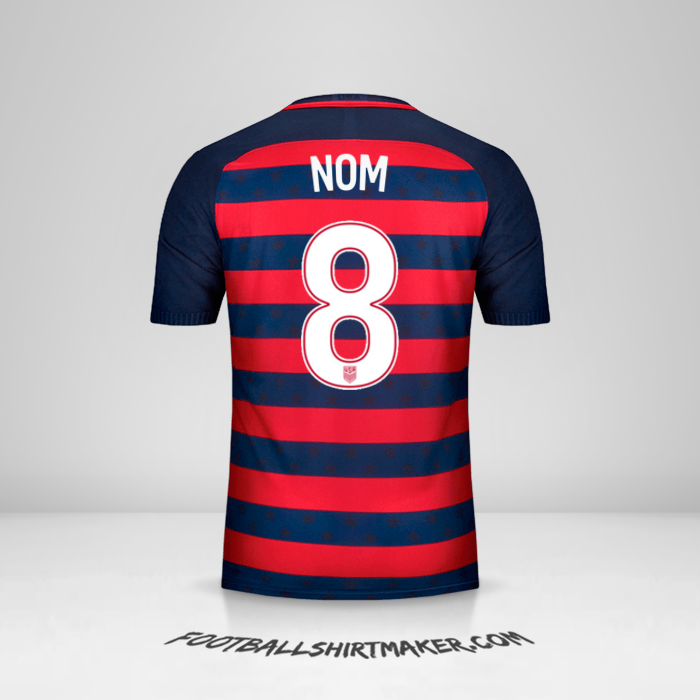 Maillot États-Unis Gold Cup 2017 -  nom - 8