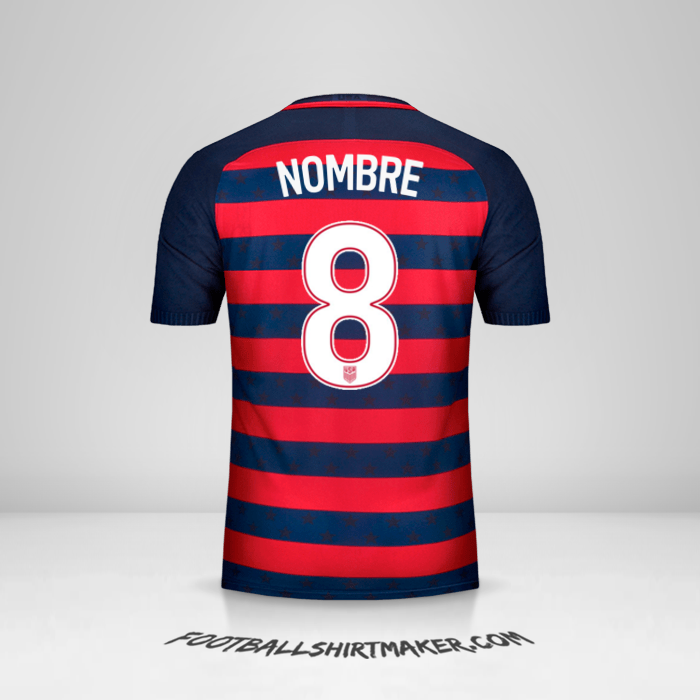 Jersey Estados Unidos Gold Cup 2017 -  nombre - 8