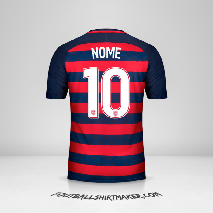Maglia Stati Uniti Gold Cup 2017 -  nome - 10