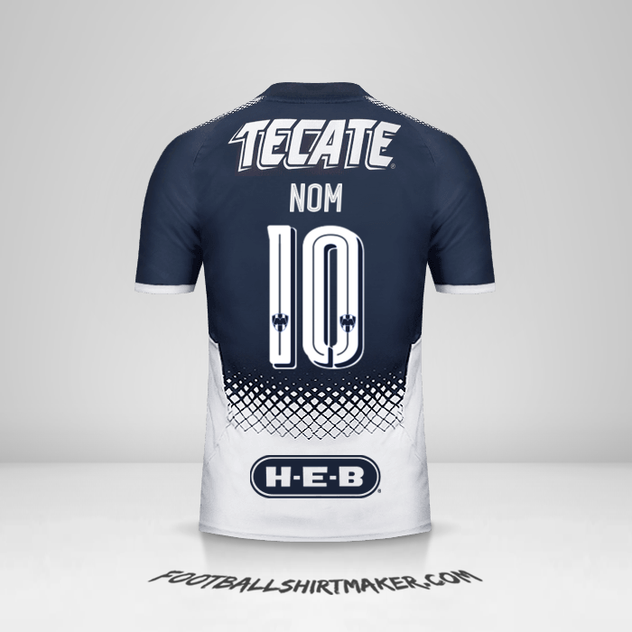 Maillot Monterrey 2017/18 -  nom - 10
