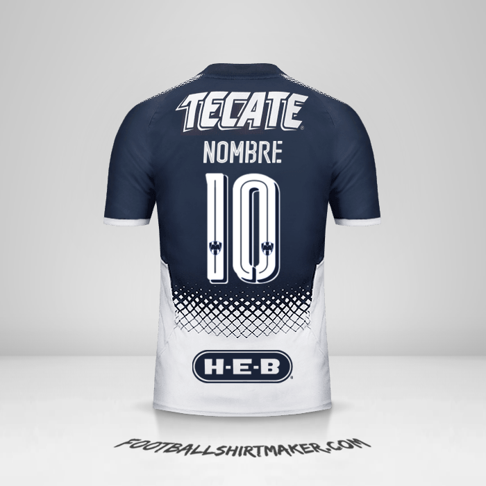 Jersey Monterrey 2017/18 -  nombre - 10