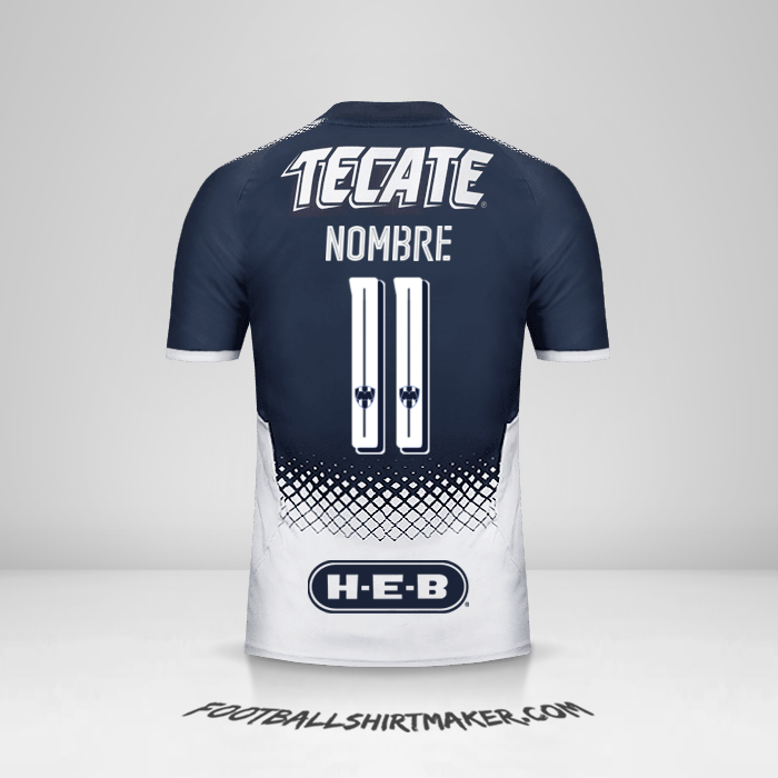 Jersey Monterrey 2017/18 -  nombre - 11