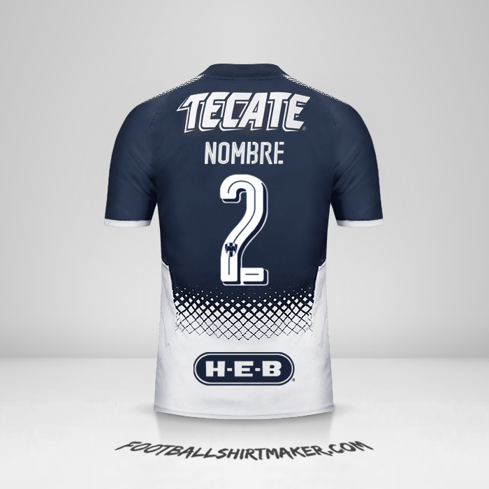 Camiseta Monterrey 2017/18 -  nombre - 2