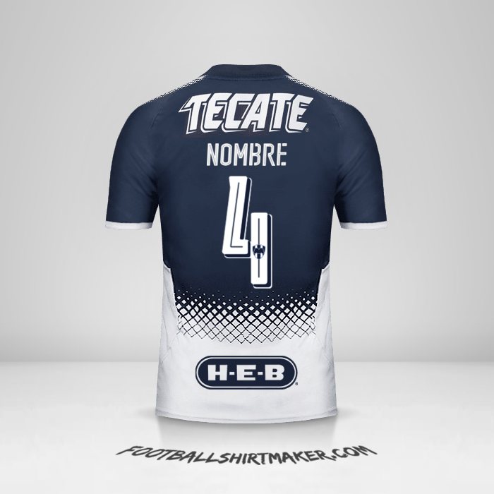 Jersey Monterrey 2017/18 -  nombre - 4