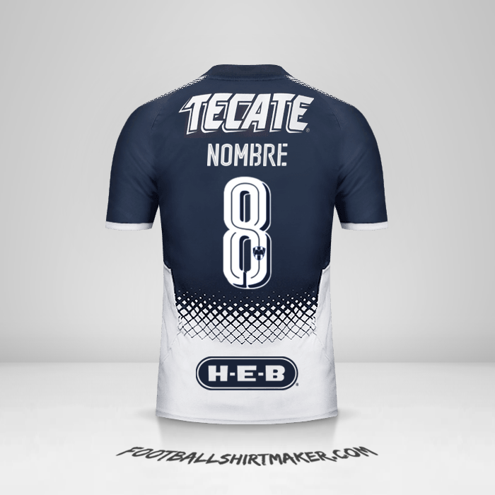 Camiseta Monterrey 2017/18 -  nombre - 8