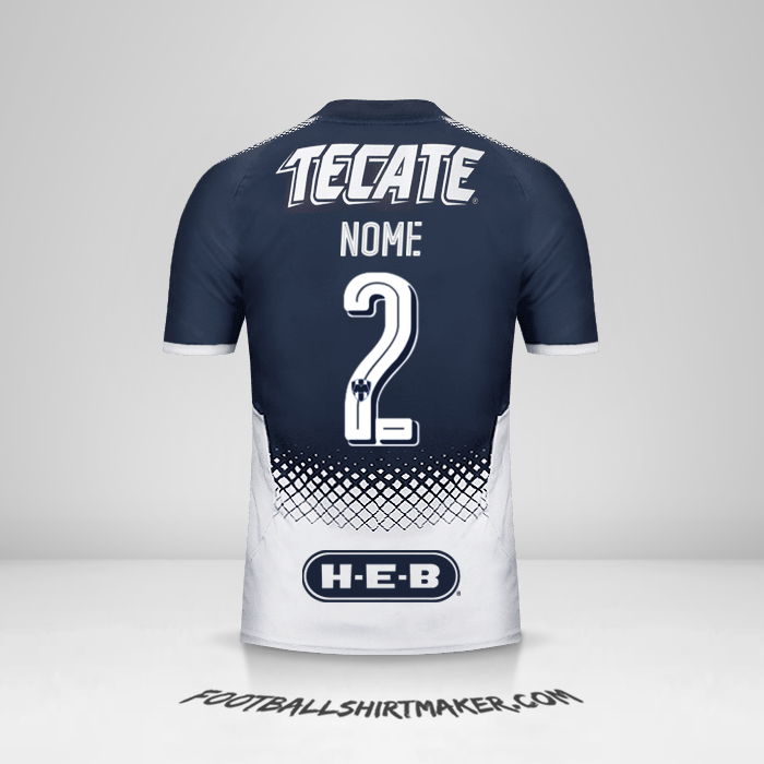 Camisola Monterrey 2017/18 -  nome - 2