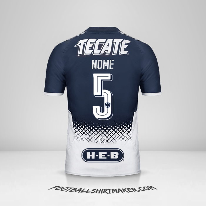 Camisa Monterrey 2017/18 -  nome - 5