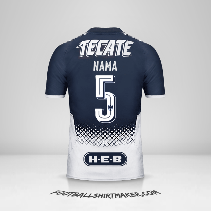 Jersey Monterrey 2017/18 -  nama - 5