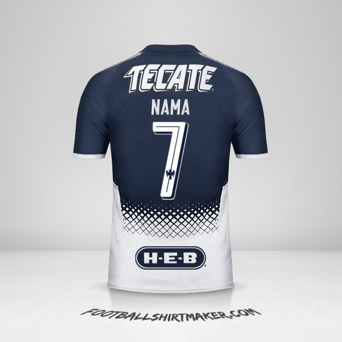 Jersey Monterrey 2017/18 -  nama - 7