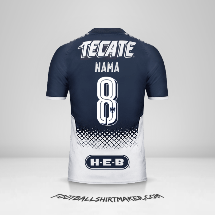 Jersey Monterrey 2017/18 -  nama - 8