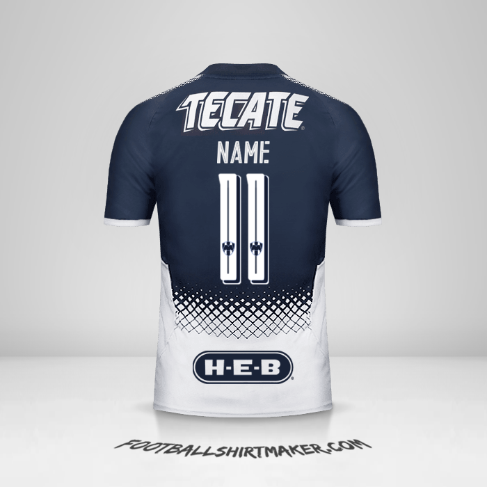 Jersey Monterrey 2017/18 -  name - 11