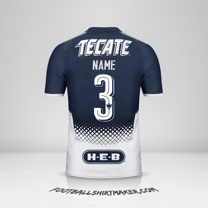 Trikot Monterrey 2017/18 -  name - 3