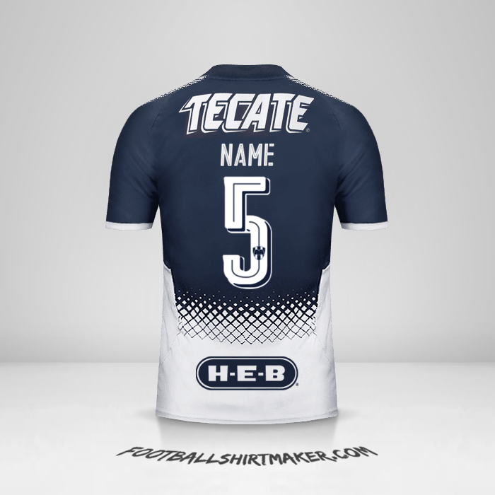 Shirt Monterrey 2017/18 -  name - 5