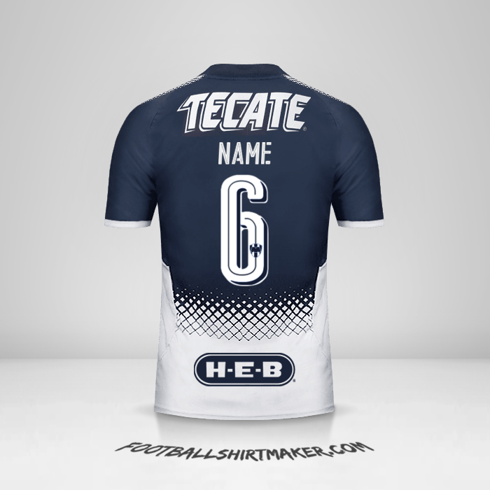 Shirt Monterrey 2017/18 -  name - 6