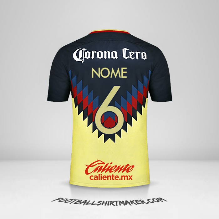 Maglia Club America 2017/18 -  nome - 6