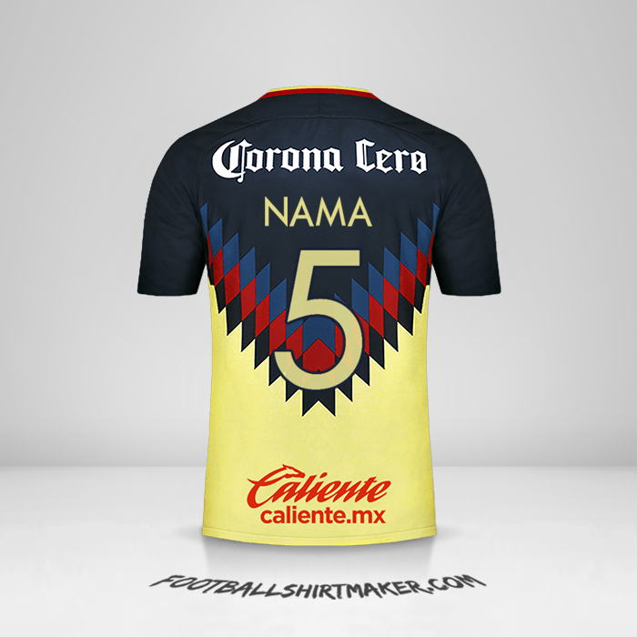 Jersey Club America 2017/18 -  nama - 5