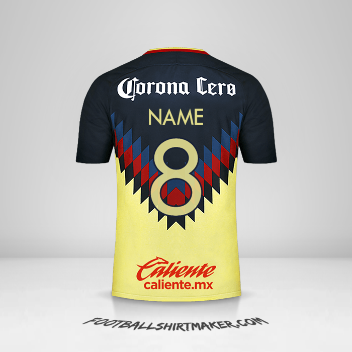Trikot Club America 2017/18 -  name - 8