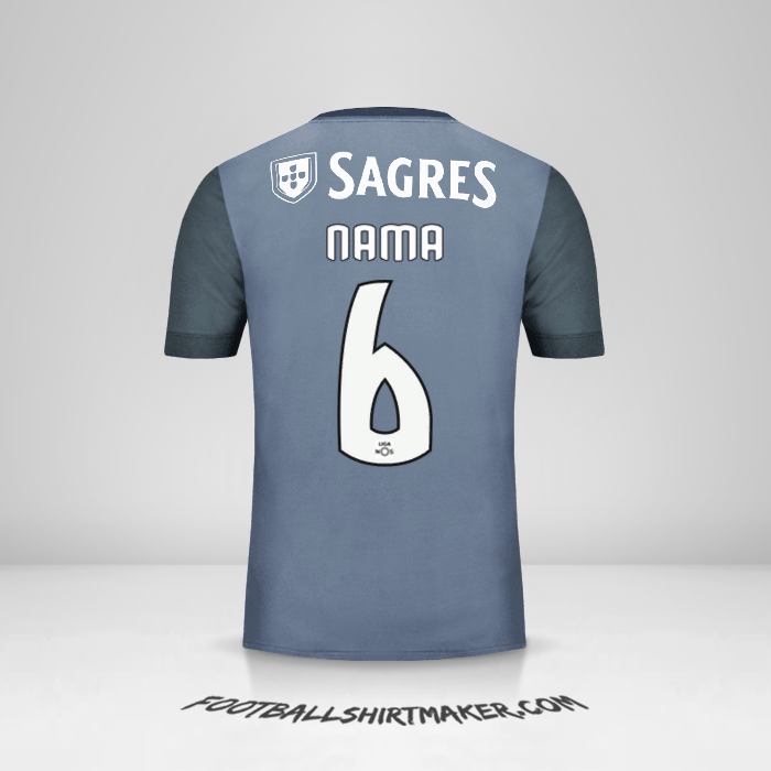 Jersey SL Benfica 2017/18 Alternatif -  nama - 6