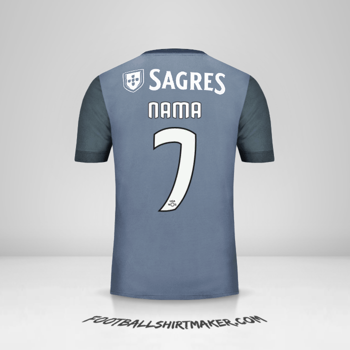 Jersey SL Benfica 2017/18 Alternatif -  nama - 7