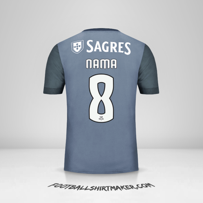 Jersey SL Benfica 2017/18 Alternatif -  nama - 8