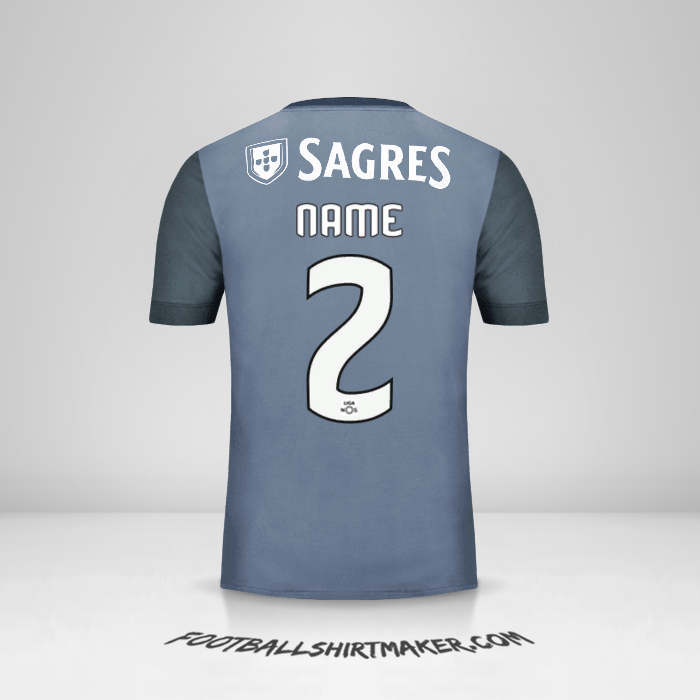 Trikot SL Benfica 2017/18 Auswärts -  name - 2