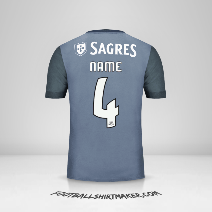 Trikot SL Benfica 2017/18 Auswärts -  name - 4