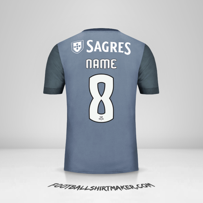 Trikot SL Benfica 2017/18 Auswärts -  name - 8