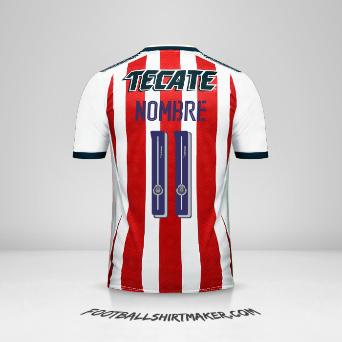 Jersey Guadalajara 2017/18 -  nombre - 11