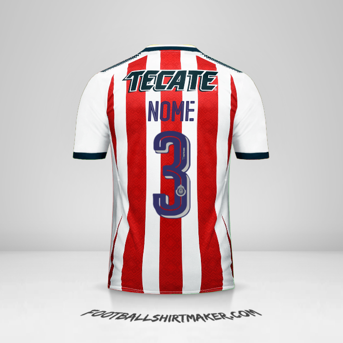 Maglia Guadalajara 2017/18 -  nome - 3