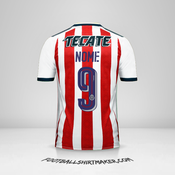 Maglia Guadalajara 2017/18 -  nome - 9