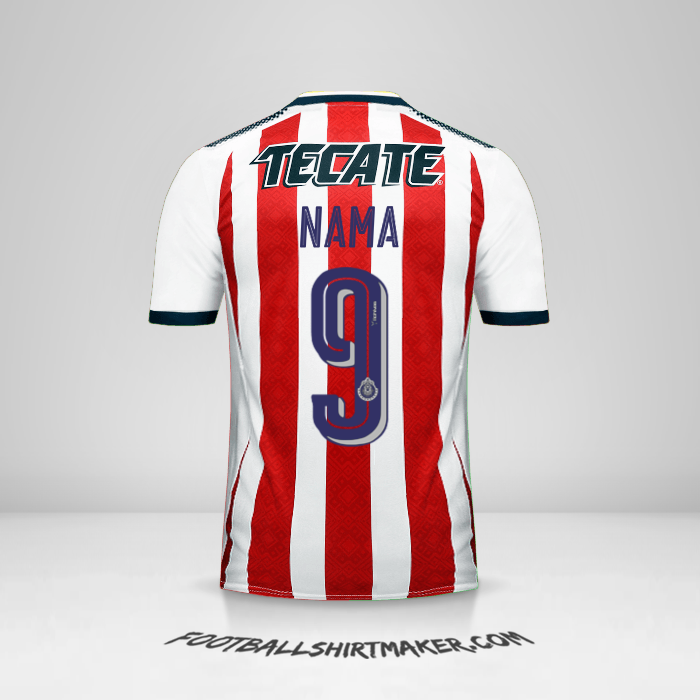 Jersey Guadalajara 2017/18 -  nama - 9