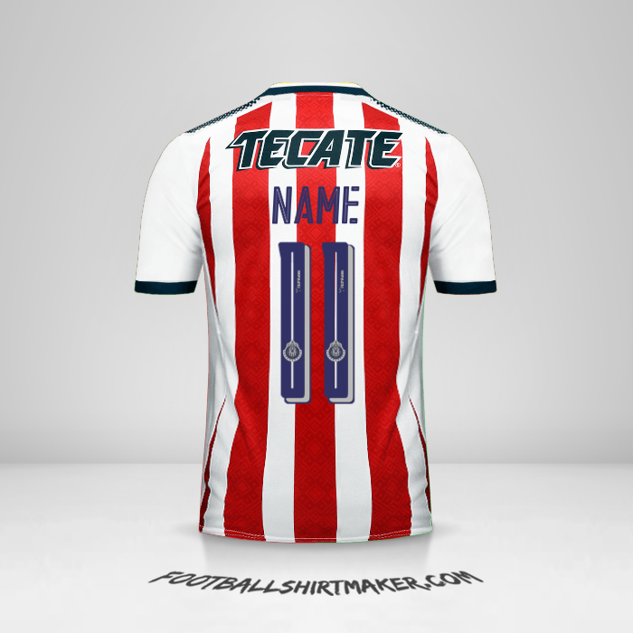Shirt Guadalajara 2017/18 -  name - 11