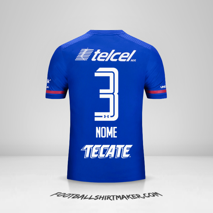 Camisola Cruz Azul 2017/18 -  nome - 3