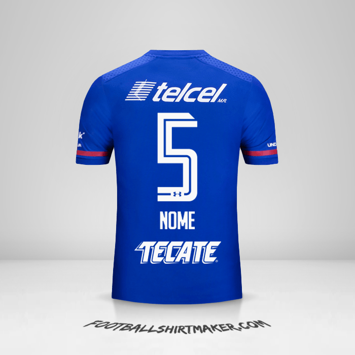 Camisa Cruz Azul 2017/18 -  nome - 5